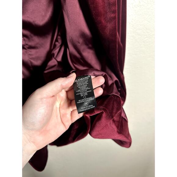 Blank nyc red velvet blazer Classic single button Medium - Picture 6 of 9
